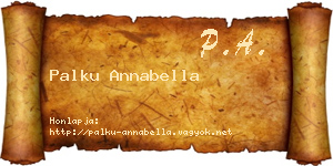 Palku Annabella névjegykártya